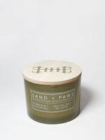Sand + Paws Pumpkin & Eucalyptus 12 oz scented candle