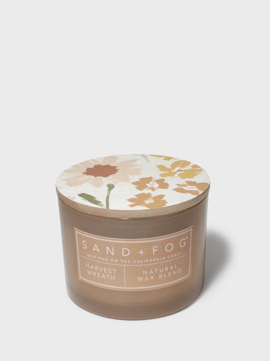 Harvest Wreath 12 oz scented candle