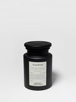 Teakwood 12 oz scented candle