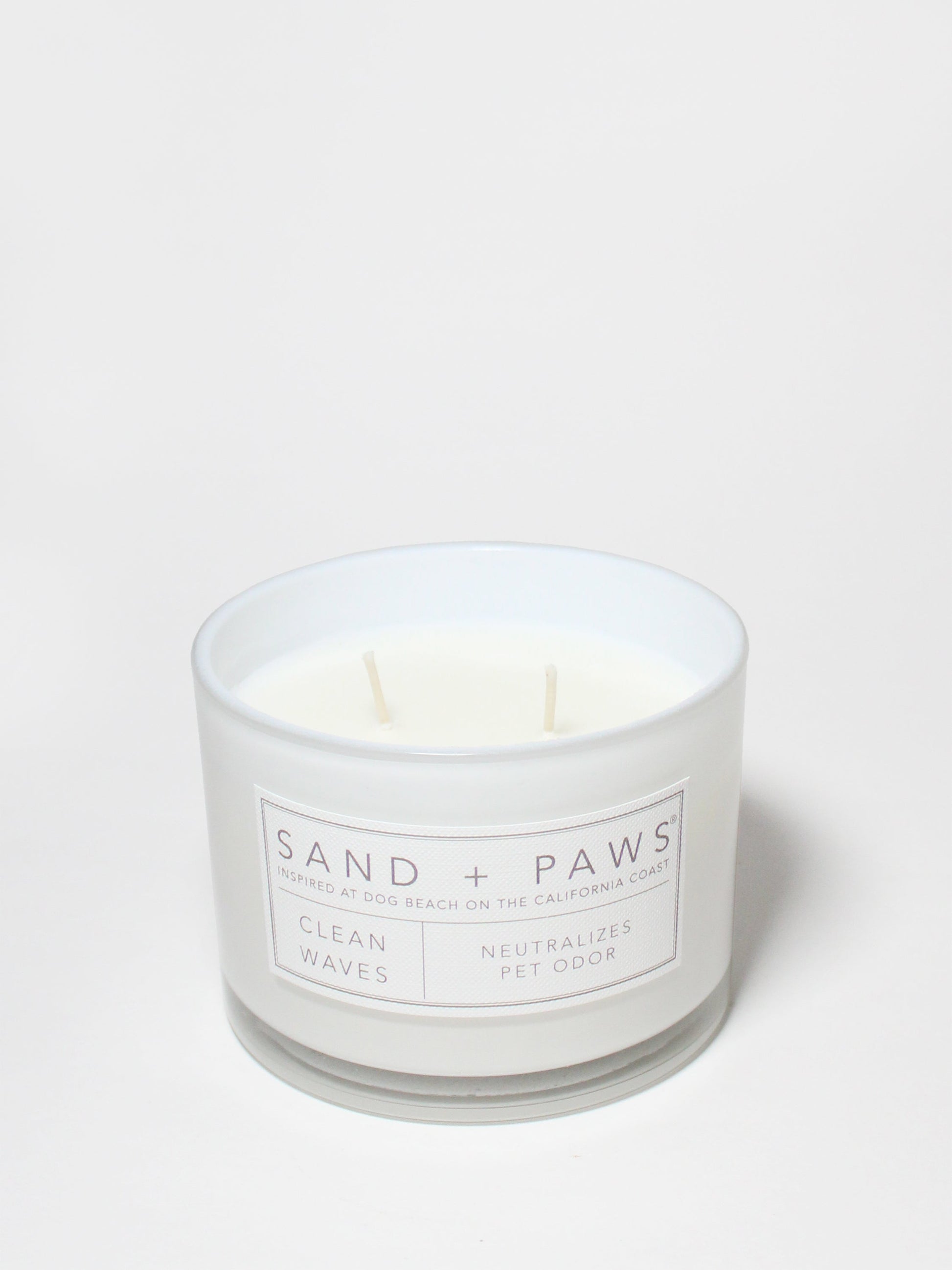 Sand + Paws Clean Waves 12 oz scented candle